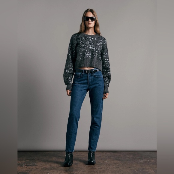 rag & bone Rosa Mid Rise Boyfriend - Picture 1 of 9